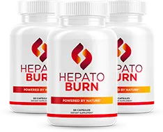 HepatoBurn liver support supplement bottles for metabolism and weight management support